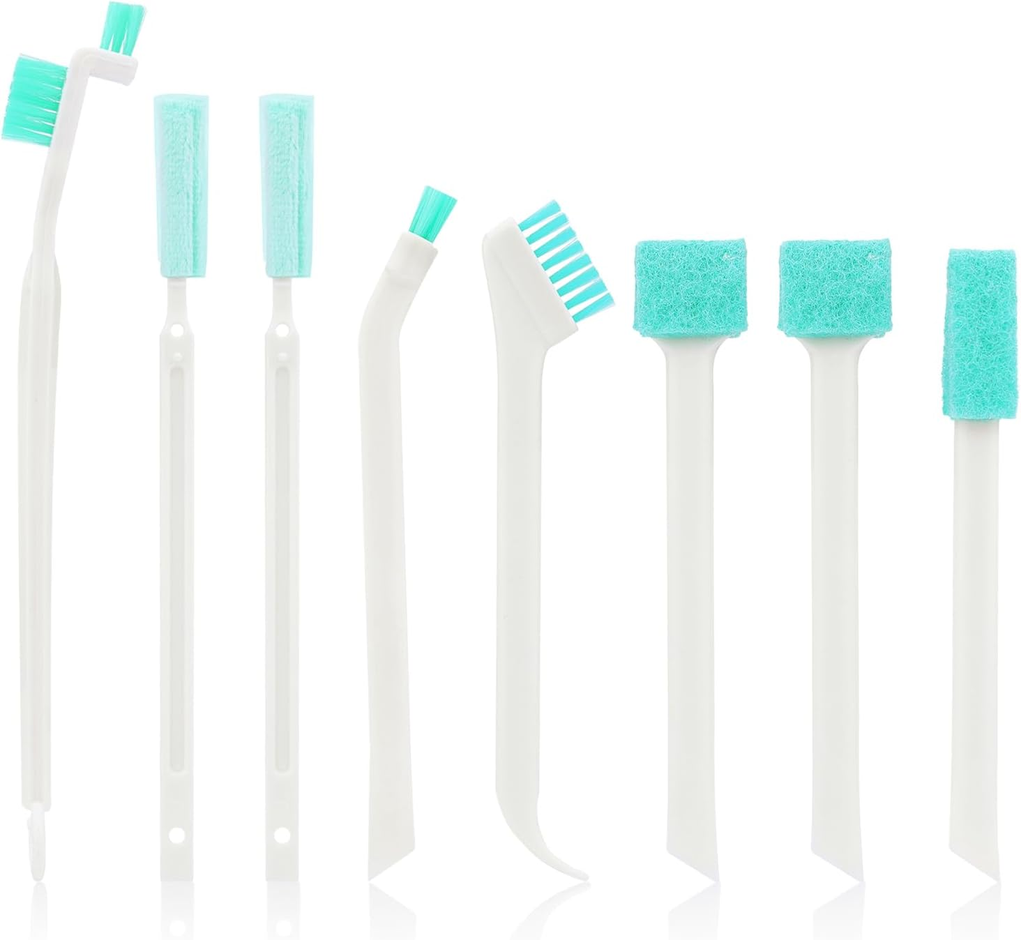 8Pcs Humidifier Cleaning Tools, Crevice Cleaning Brushes Tool Tiny Cleaning Brush Mini Cleaning Brush Detail Tiny Scrub Cleaner Brush Small Cleaning Brushes for Tight Spaces image number 1