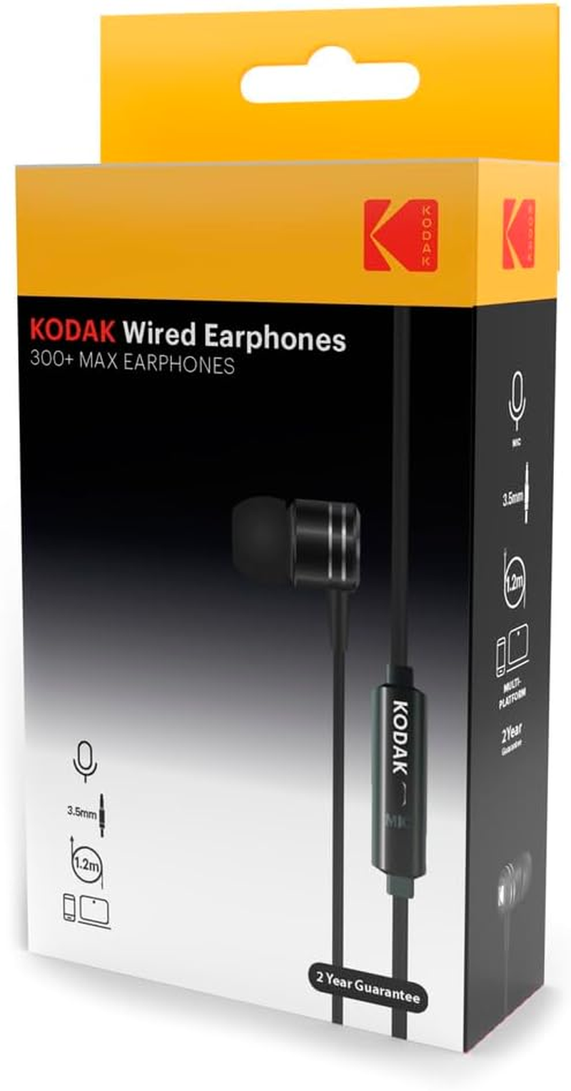 Voltshine In-Ear Headphones with Microphone, Stereo Sound, Ergonomic Design and Volume Control, Ideal for Music and Calls.