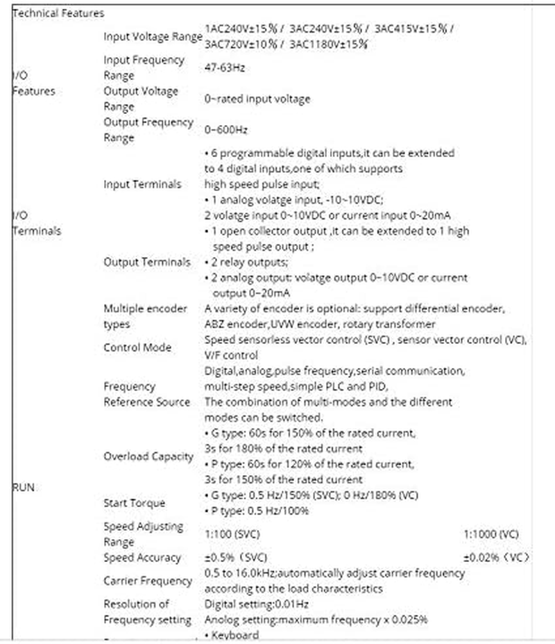 4Kw/5.5Hp 11A 415V AC 3 Phase Variable Frequency Drive Inverter VSD VFD Lathe image number 6