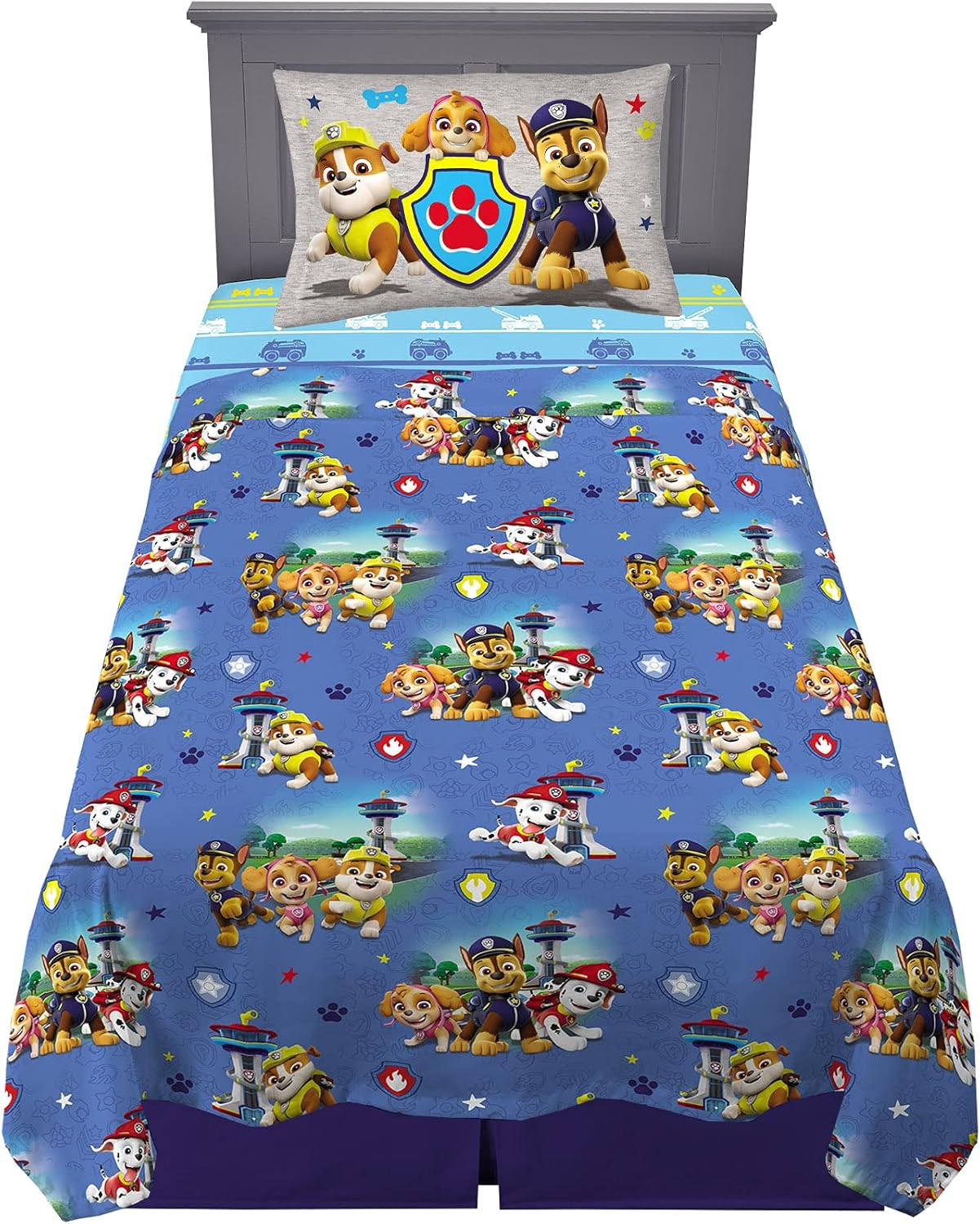 Franco Kids Bedding Super Soft Microfiber Sheet Set, Twin, Paw Patrol