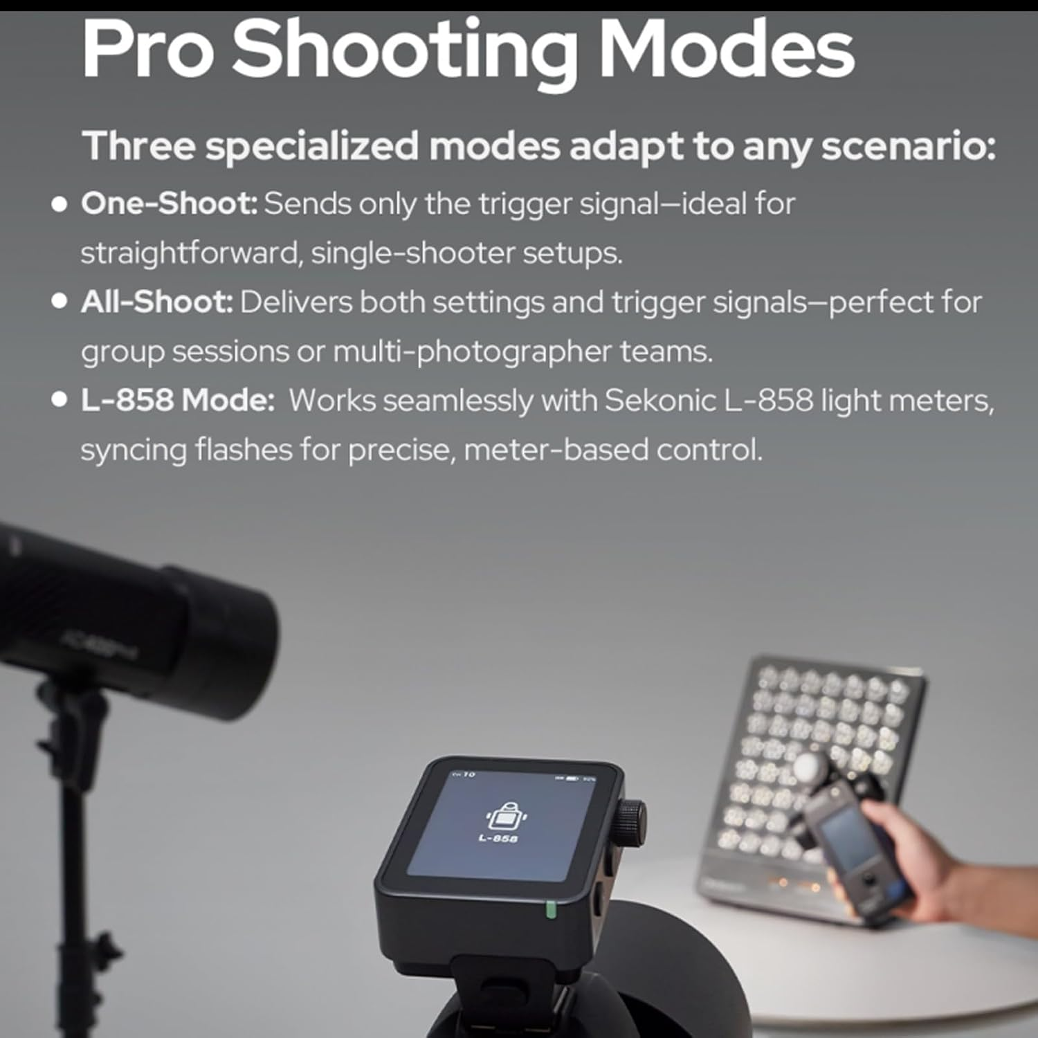Godox X3 Pro S X3Pro S Touchscreen TTL Flash Trigger for Sony, 2.4G Wireless, 2.4" LCD Screen, Bluetooth Integration & APP Control, Wireless Speedlight Transmitter for Sony Cameras