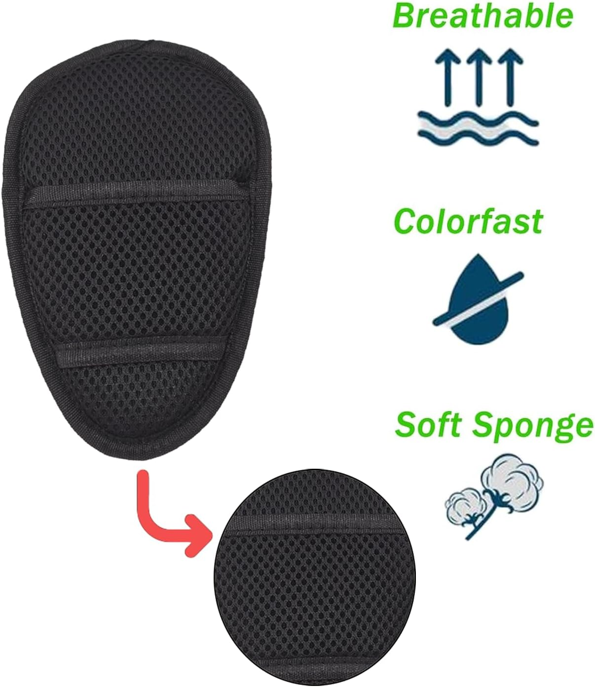 2 Pack Baby Stroller Seatbelt Crotch Cushion Car Seat Belt Strap Covers for Baby Stroller Universal Pram Belt Pads for Baby Car Seat Pushchair Seat Belt Crotch Covers for Baby (Black) image number 1