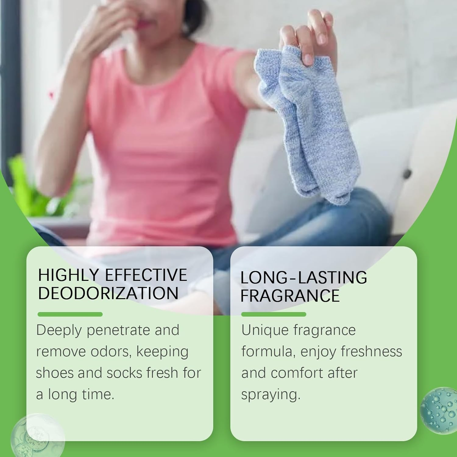 Shoe and Sock Deodorizer Spray, 300Ml, Long-Lasting Fragrance, Odour Remover image number 5