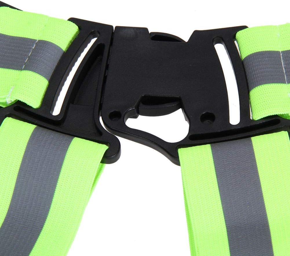 SENRISE Reflective Night Running Vest, Neon Yellow, Blue, Orange, Pink, One Size, 360&deg; Visibility, Adjustable, Lightweight, Unisex Adults & Children, Outdoor Enthusiasts, Vest - Blue image number 6