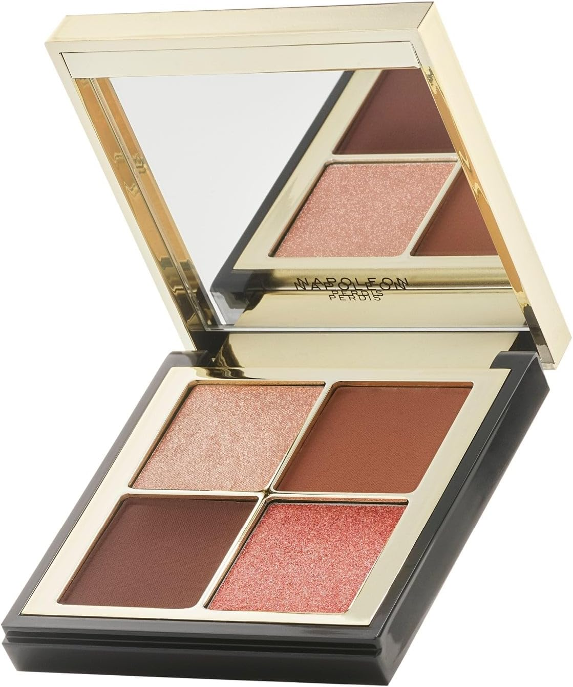 Colour Ritual Eyeshadow Quad | 4-Shade Palette with Matte & Foil Finishes | Bend + Build | Clean Beauty | High Pigmentation | (4G) Showgirl