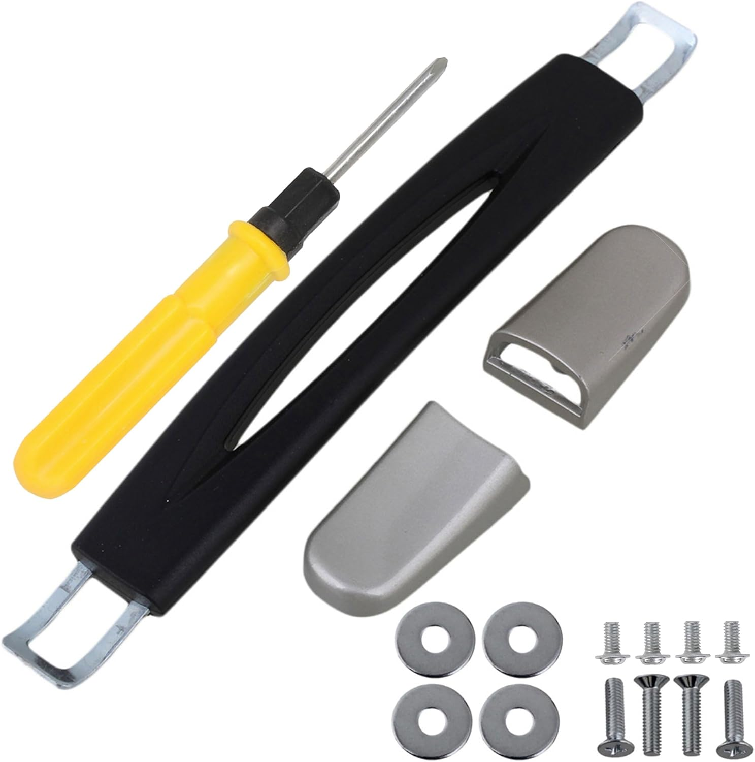 Mxfans 15Cm Suitcase Luggage Suitcase B020 Handle Replacement Strap Flexible Handle Replacement Black image number 1