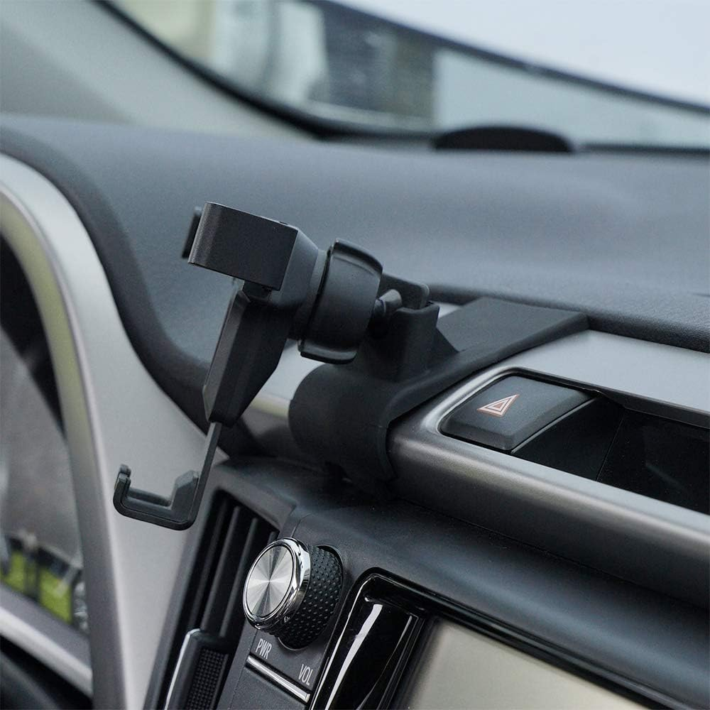 Behave Autos Universal Car Phone Holder Fit for Toyota RAV4 2013 2014 2015 2016 2017 2018 Air Vent Phone Mount Adjustable, Car Phone Cradle Fit for Iphone Samsung 4-7 Inches Smartphone - Ra-Zj001-002 image number 7
