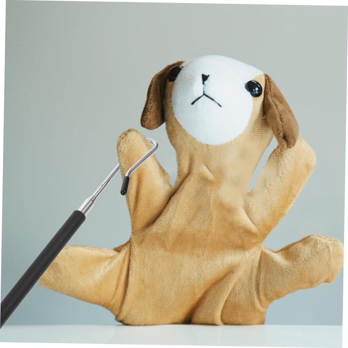 Totority Enhance Your Puppet Shows 4 Pack Metal Puppet Rods Plastic Sleeves Plush Puppet Control Sticks Half Body Puppet Rods Puppet Arm Handles 55Cm image number 6