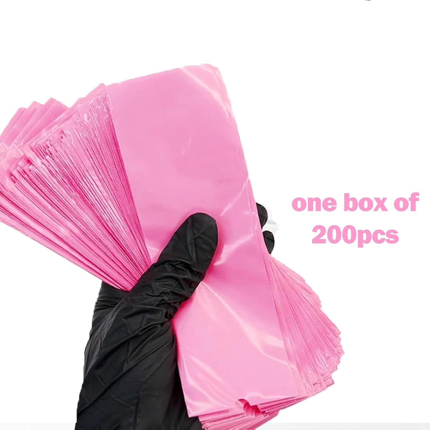 Machine Pen Covers Grip Tape 200Pcs - 200Pcs Machine Covers Pink Tattoo Pen Bags Combination Grip Self-Adherent Tape Pen Sleeves Tattoo Supplies image number 1