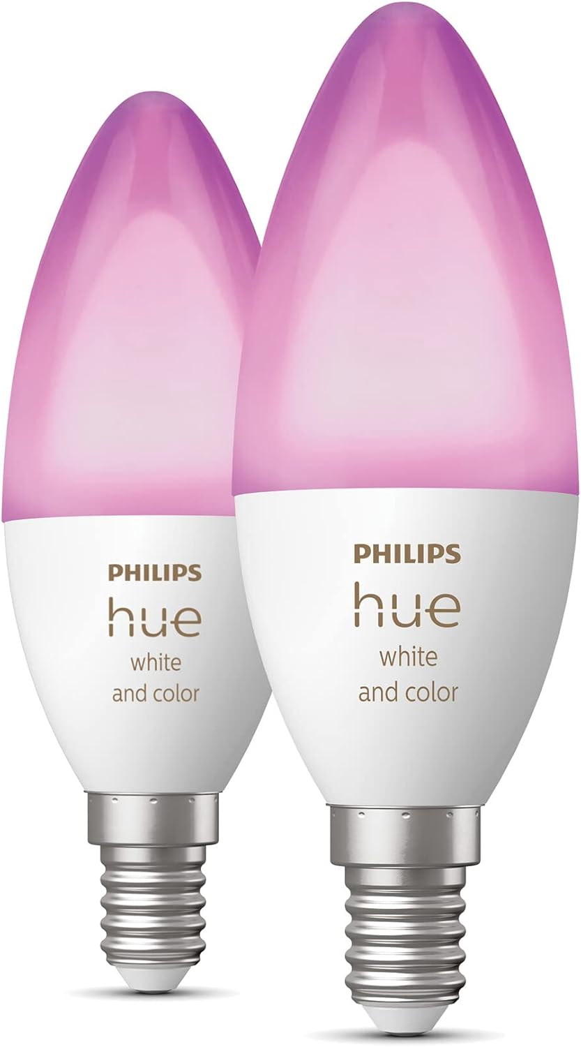 Philips Hue E14 Color Ambiance LED Bulb (Pack of 2) image number 2