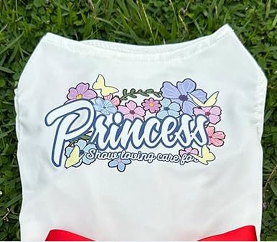 Birthday Dog Tulle Dress - Dog Clothes Holiday Festival Dogdresses Puppy Party Costumes Doggie Shirts Cat Outfits (Pink, L) image number 5