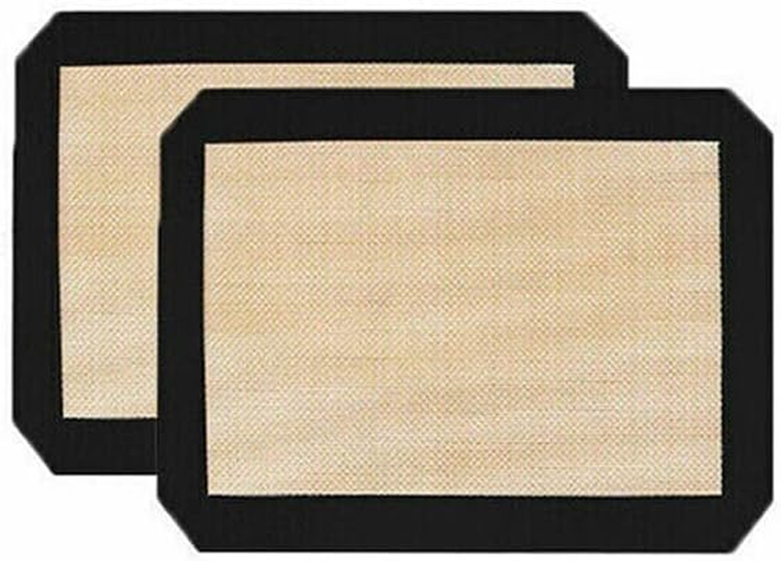 AIMALL Non-Stick Silicone Baking Mat Large Scale Cake Silicon Bakeware Dough, Durable Bakeware, Oven Safe, Easy Clean, Set of 2 or 4