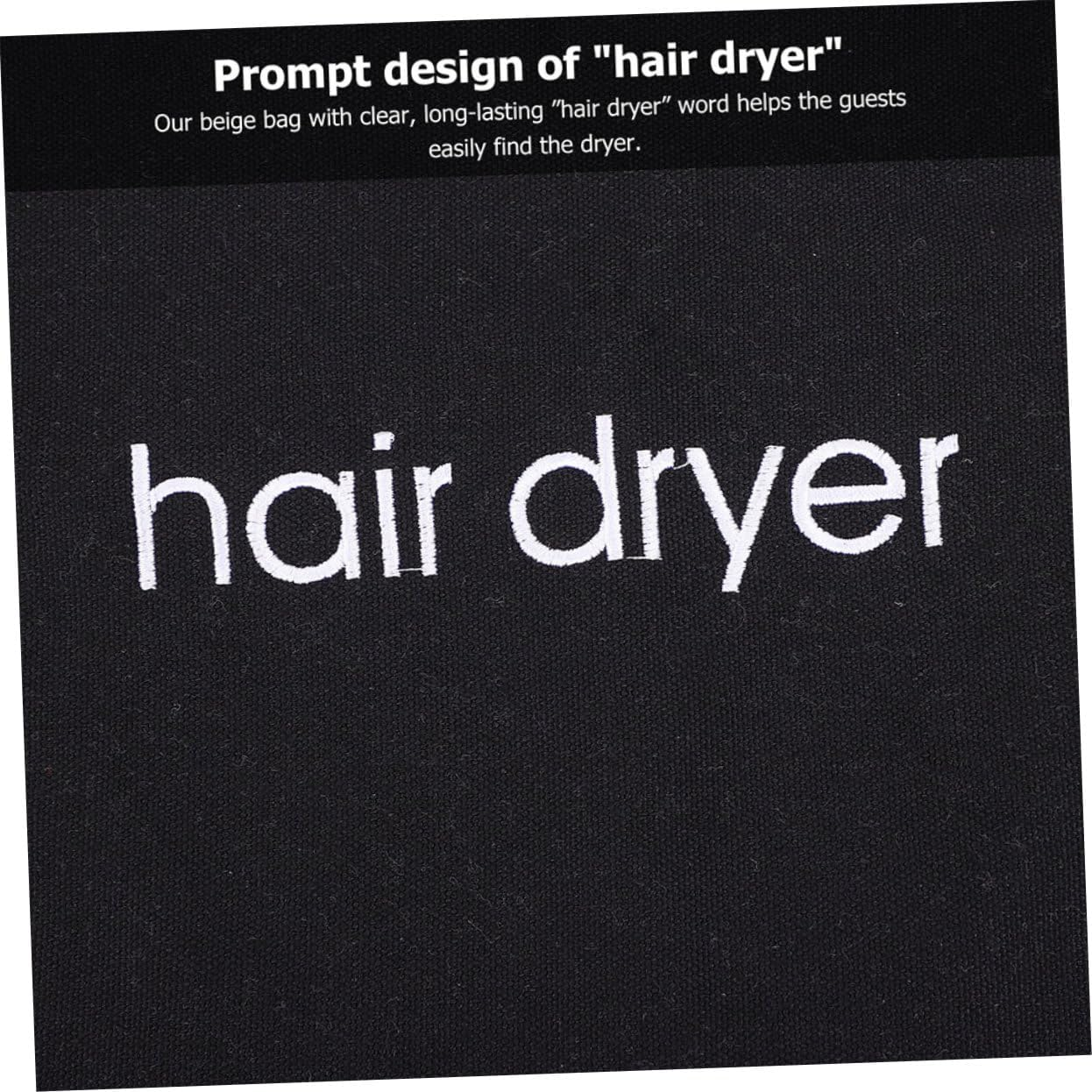 Healvian 4Pcs Drawstring Storage Bags for Hair Dryer Canvas Holders for Easy Organization Practical Scratch Design for Home and Travel Use image number 2