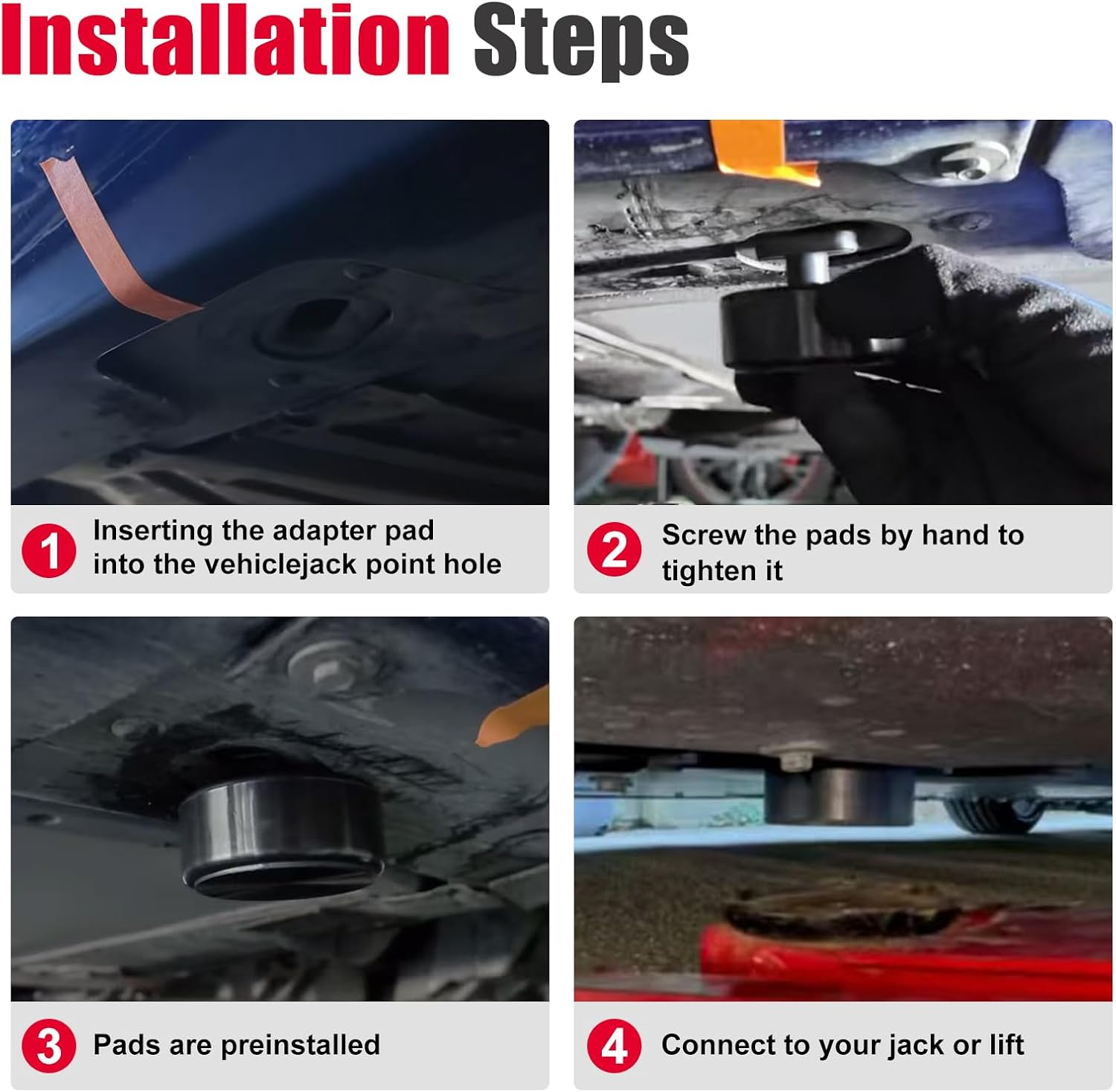 Jack Pad Jacking Lift Pad (4Pcs) Compatible with Chevy Corvette C5 C6 C7 image number 4