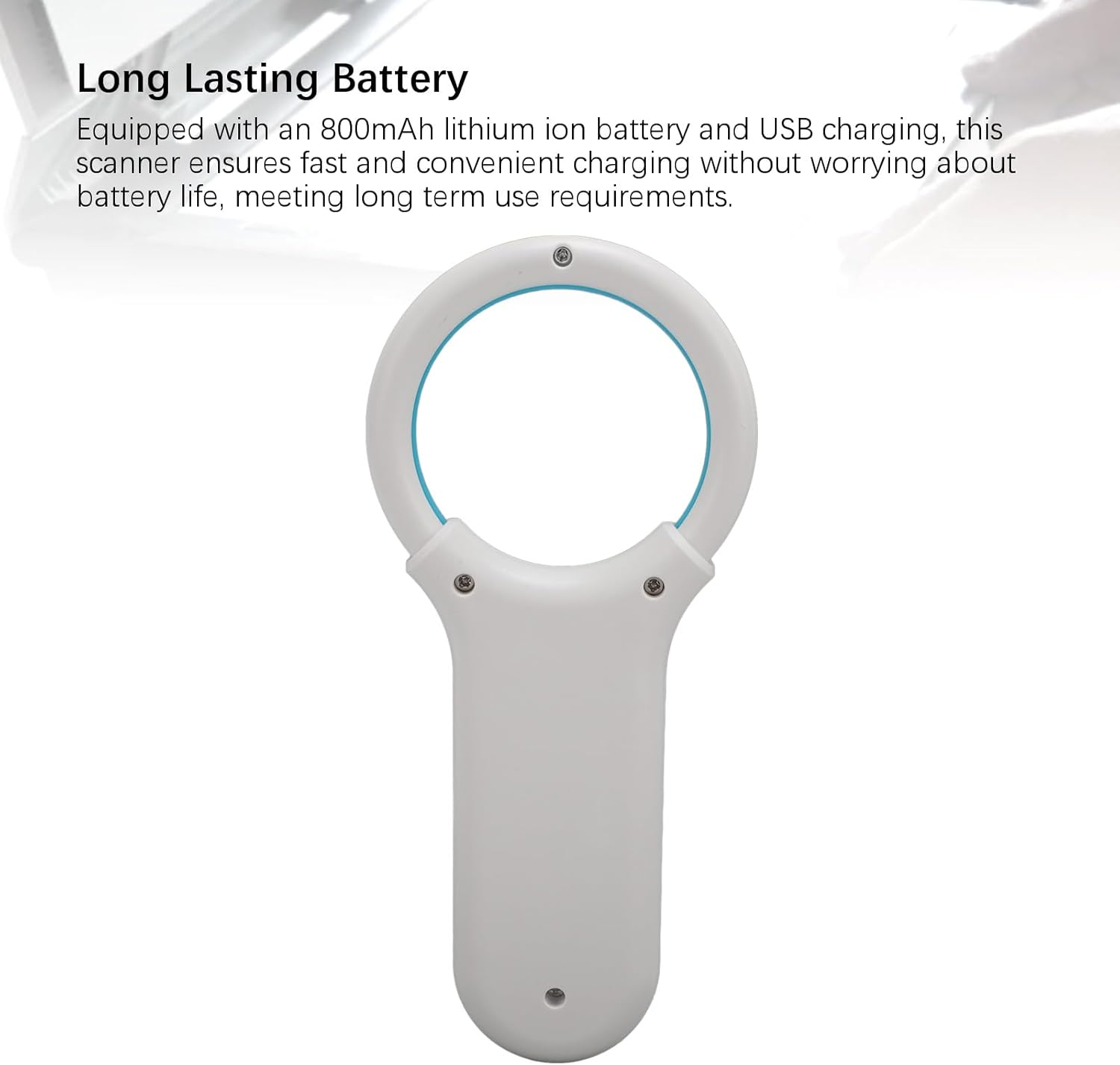 ASHATA Pet Microchip Scanner, Pet Microchip Reader, USB 1.44 Inch TFT LCD 134.2Khz 125Khz EMID FDX B Animal Chip ID Tag Scanner for Pig Dog Cat image number 6