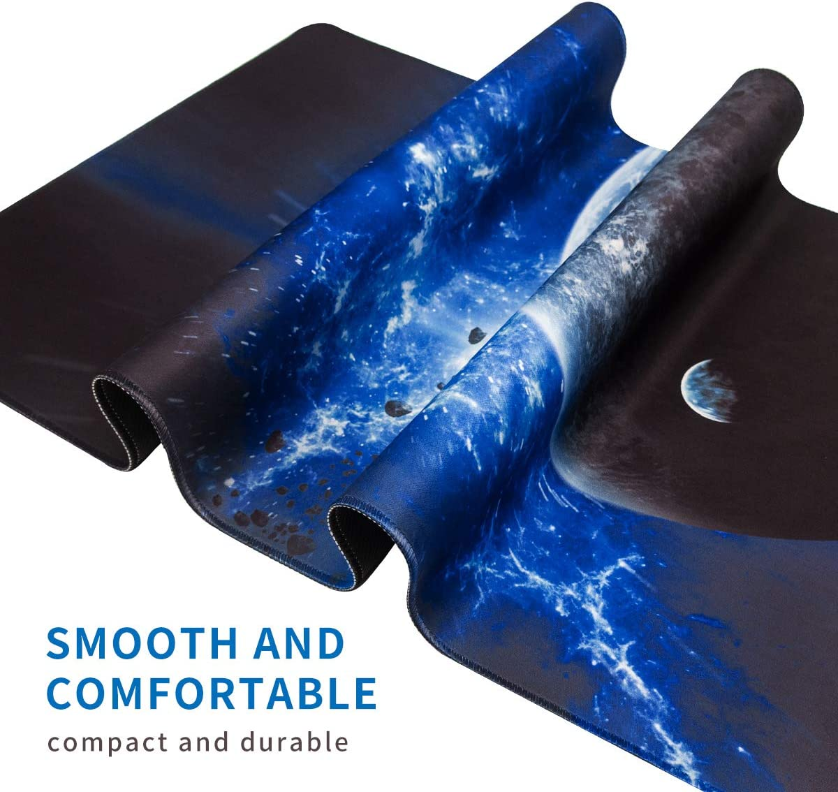 Mouse Pad-Exco Thick Smooth Extra Large Gaming Mat Smooth Surface Non-Slip Rubber Mouse Pad with Designs for Office and Gamers (Dawn) image number 1