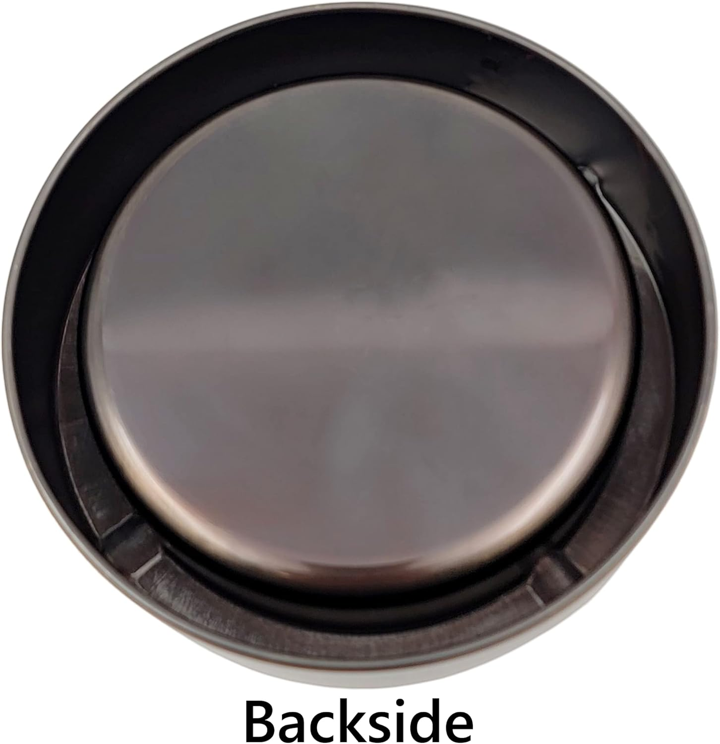 Bronze Stainless Steel round Metal Ashtray for Cigarette Cigar - Portable Home Office Patio Tabletop Countertop Ash Tray - Durable Fancy outside D&eacute;cor Hotel Restaurant Bar &hellip; (2) image number 4