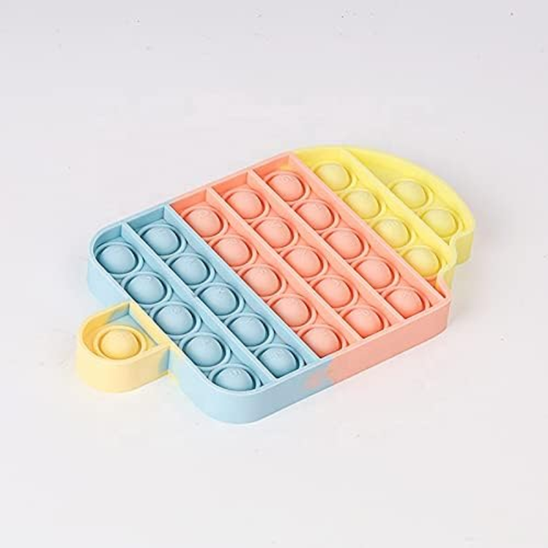 KUNSTIFY Pop Fidget Toys, Anti-Stress Toy for Adults & Children - Rainbow Ice image number 2
