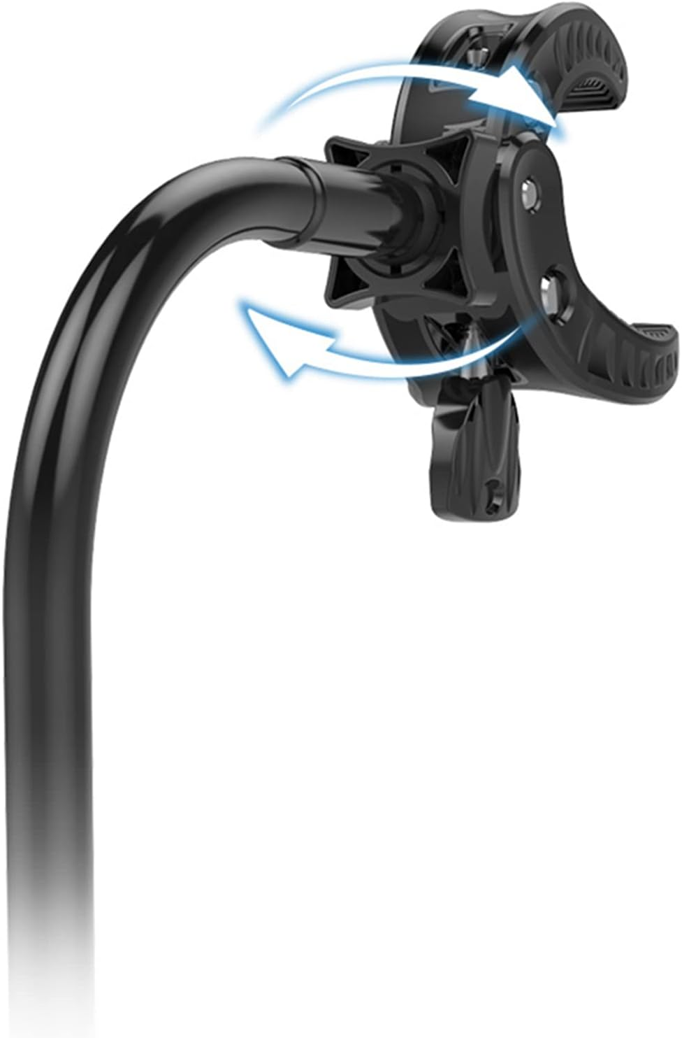 RCKEY Alloy Hair Dryer Stand 360 Degree Rotating Hands Free Hair Dryer Stand with Clamp Blow Dryer Holder Adjustable Height Hair Dryer Holder image number 4