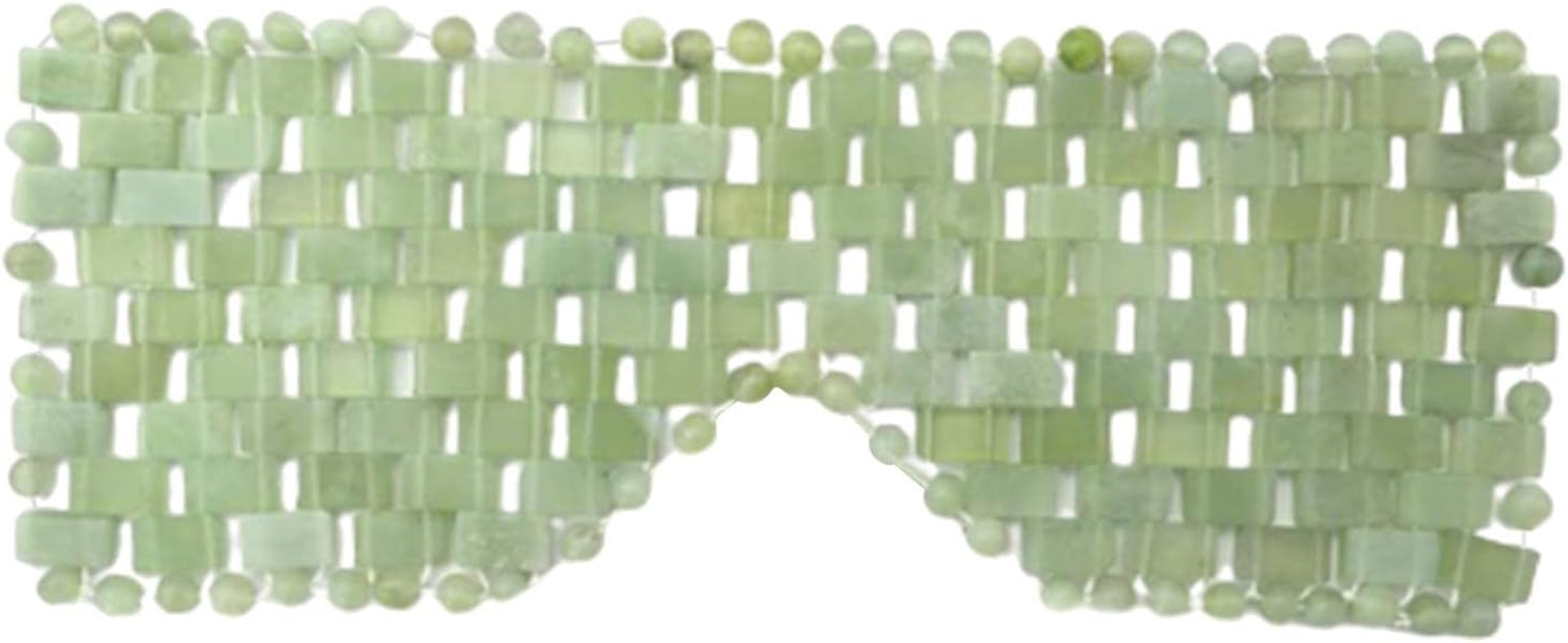 F Fityle Natural Jade Stones Anti-Aging Facial Sleeping Eye Mask Hot or Cold Therapy Blindfold for Puffy Eyes Dark Circles Soothe Eye Fatigue Beauty Skincare image number 6