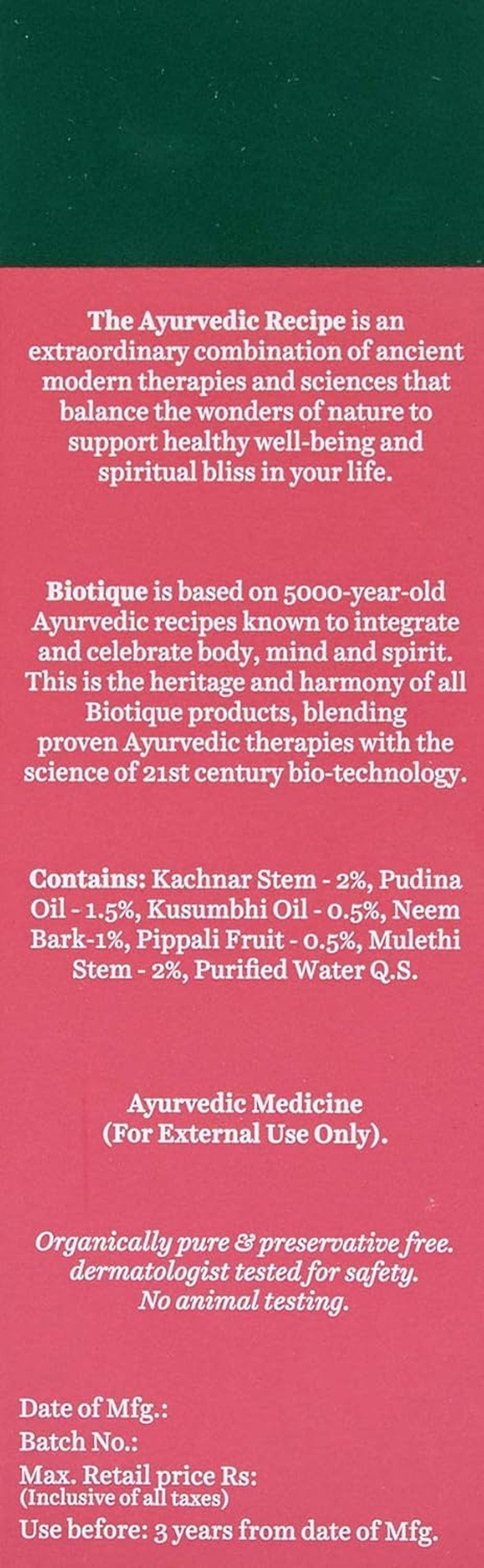 Biotique Bio Bhringraj Fresh Growth Therapeutic Oil, 200Ml and Biotique Bio Mountain Ebony Vitalizing Serum for Falling Hair Intensive Hair Growth Treatment, 120Ml (Pack of 2) image number 2