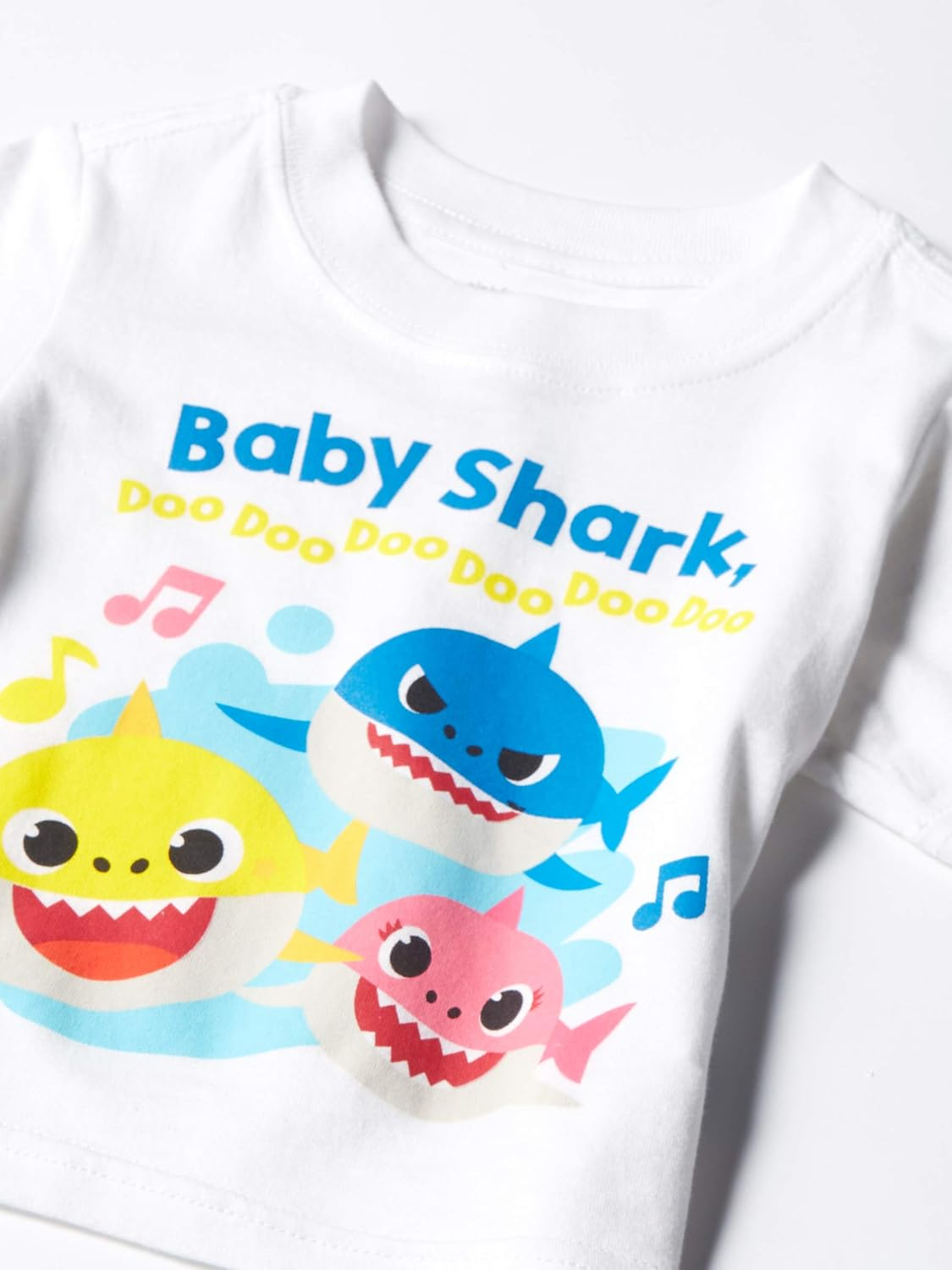 Pinkfong Boys Baby Shark Doo Family Short Sleeve