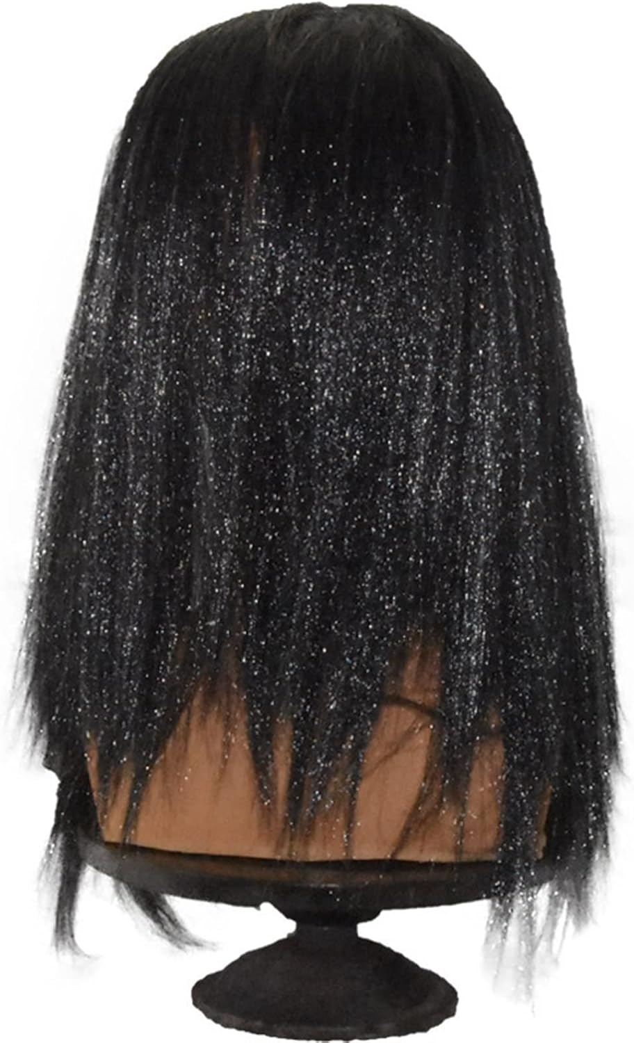 Witch Mask, Horror Witch Mask with Hair Halloween Old Women Scary Latex Witch Mask Cosplay Costume Party Prop (Color : A, Size : One Size) - B image number 4