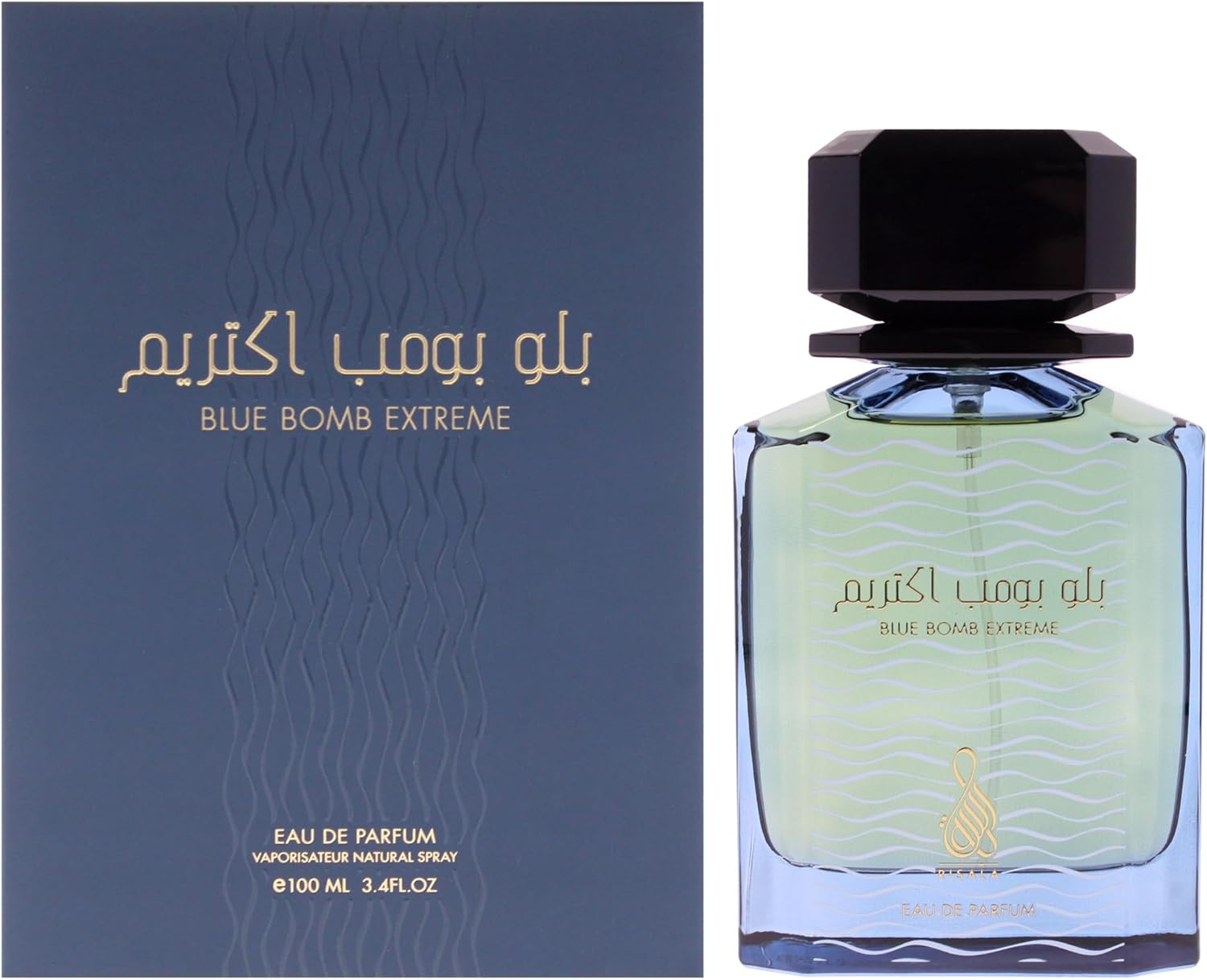 Blue Bomb Extreme by Risala for Unisex - 3.4 Oz EDP Spray image number 1