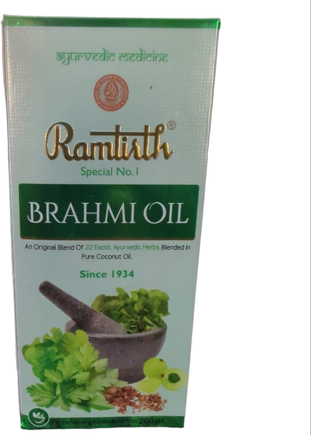 Ramtirth Brahmi Oil 100 ML (2 Pack) image number 2