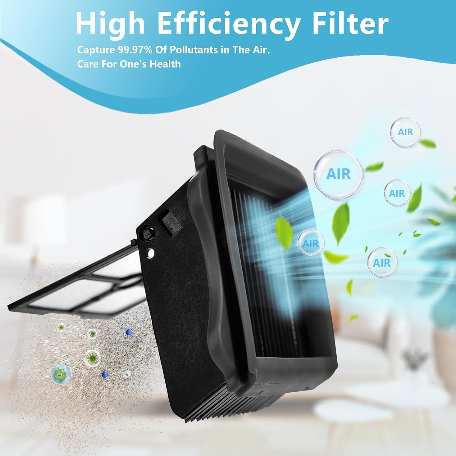 Ifloor5 Roller Brush Replacement for Tineco Ifloor 5 and Floor One S5 Cordless Wet Dry Vacuum Cleaner Including 3 Pack Vacuum HEPA Filters