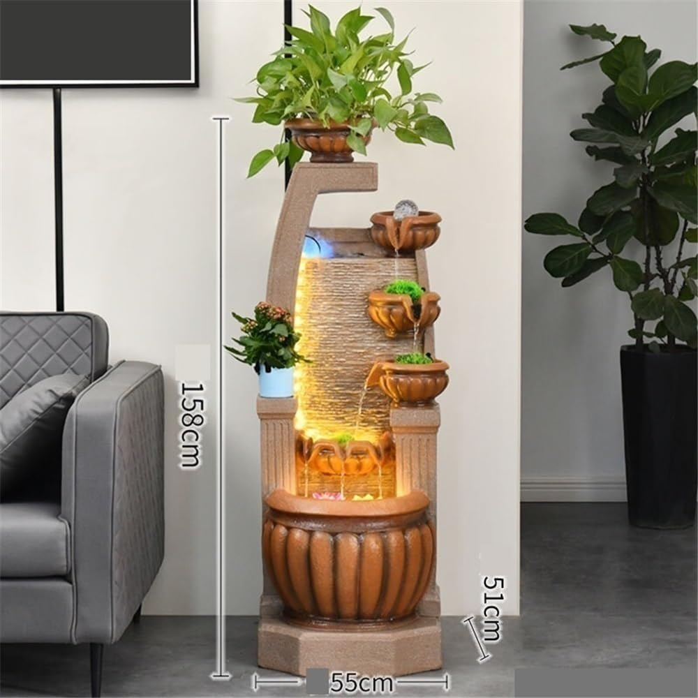 Outdoor Fountain Feng Shui Decoration Outdoor Water Fountain Household Circulating Water Attracting Wealth Floor image number 1