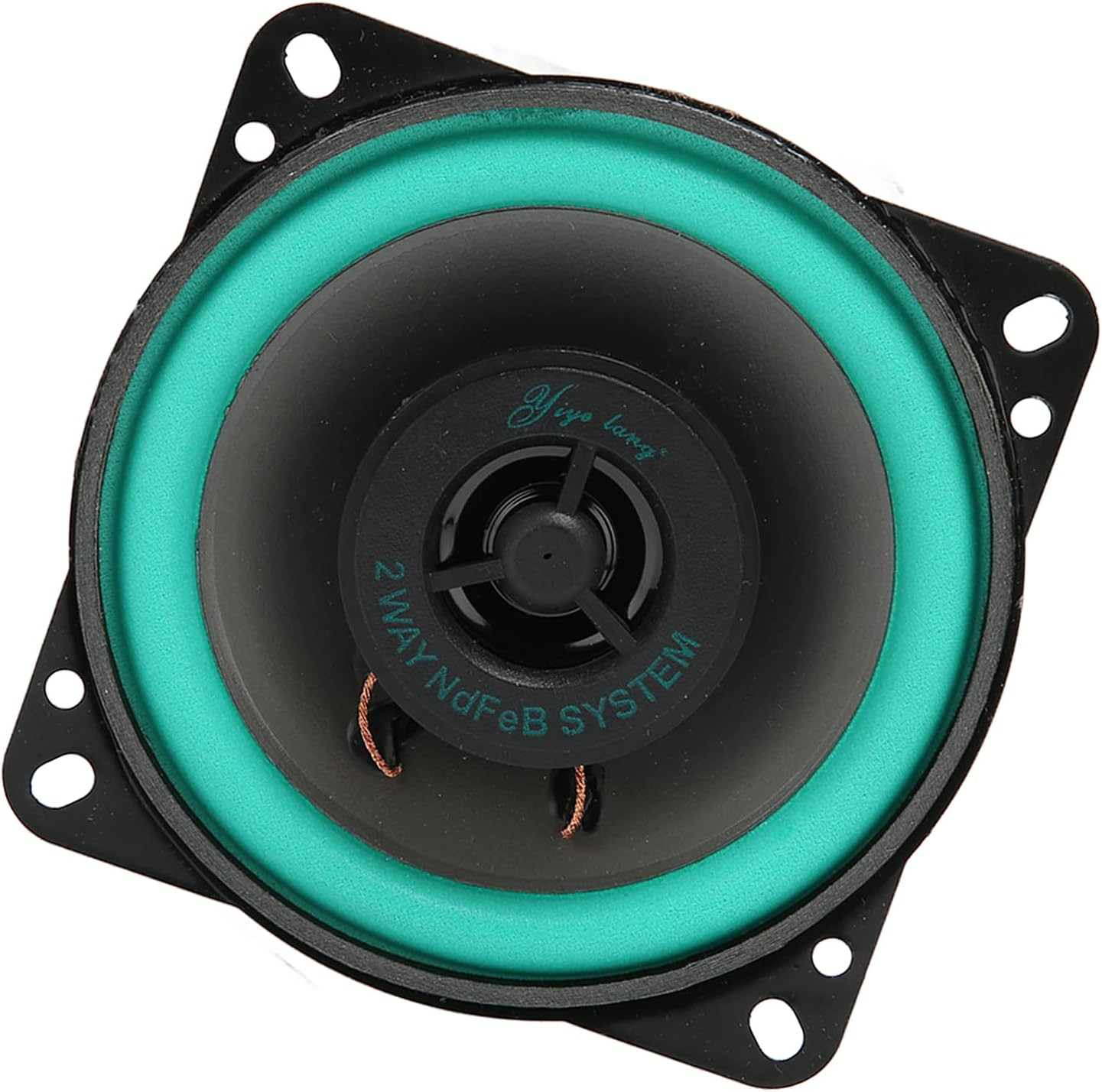 Diyeeni 4 Inch Car Speakers, 100W High Power Stereo Coaxial Speaker, Mid Range, 4 Ohm Audio Sound, High Sensitivity, for All Car Sound Systems, 1PCS