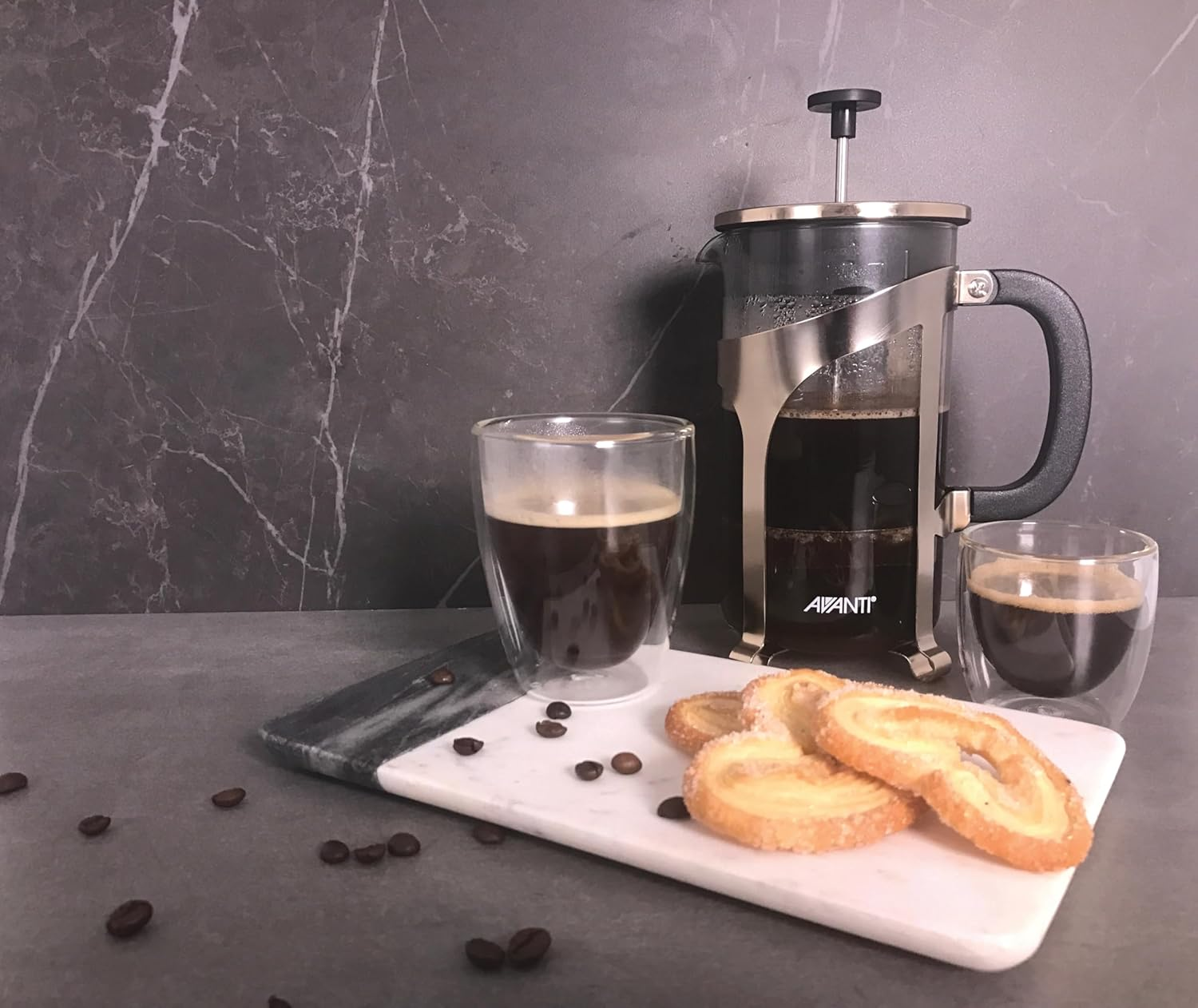 Avanti Caf&eacute; Press Chrome Coffee Plunger, Chrome, 1 Litre / 8 Cup image number 6