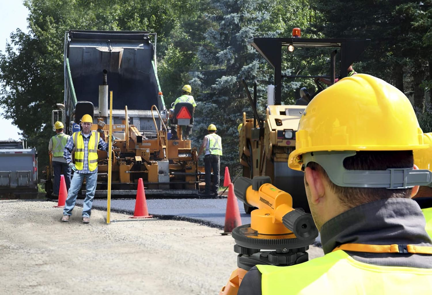 Johnson Level & Tool 40-6900 22X Builder'S Level, Orange, 1 Level image number 1