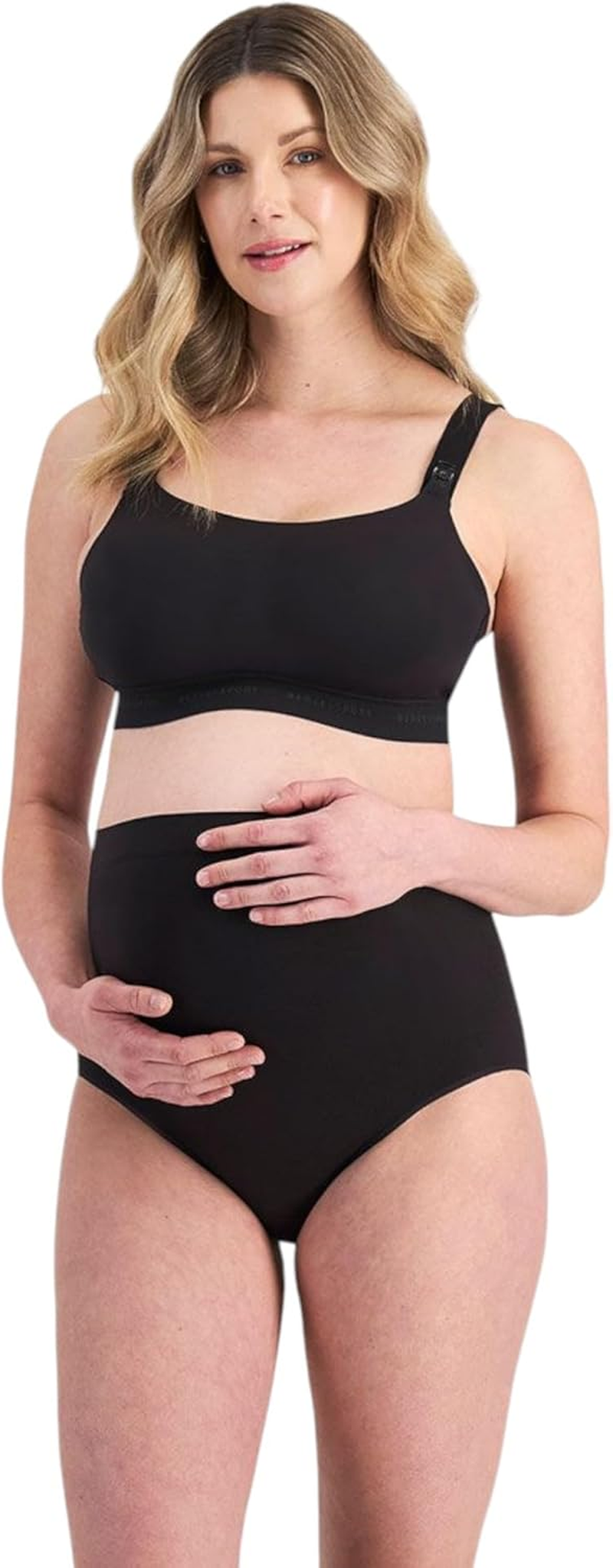 Berlei Life Maternity Active Crop Black Bra image number 1