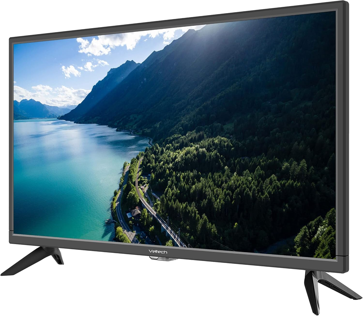 Veltech 24 Inch HD Ready LED TV - Energy Efficient Non-Smart TV Freeview HD, HDMI, USB Media Player, Dolby Digital Audio, Wall Mountable Small Television for Kitchen, Bedroom or Lounge【Energy Class E】 image number 3