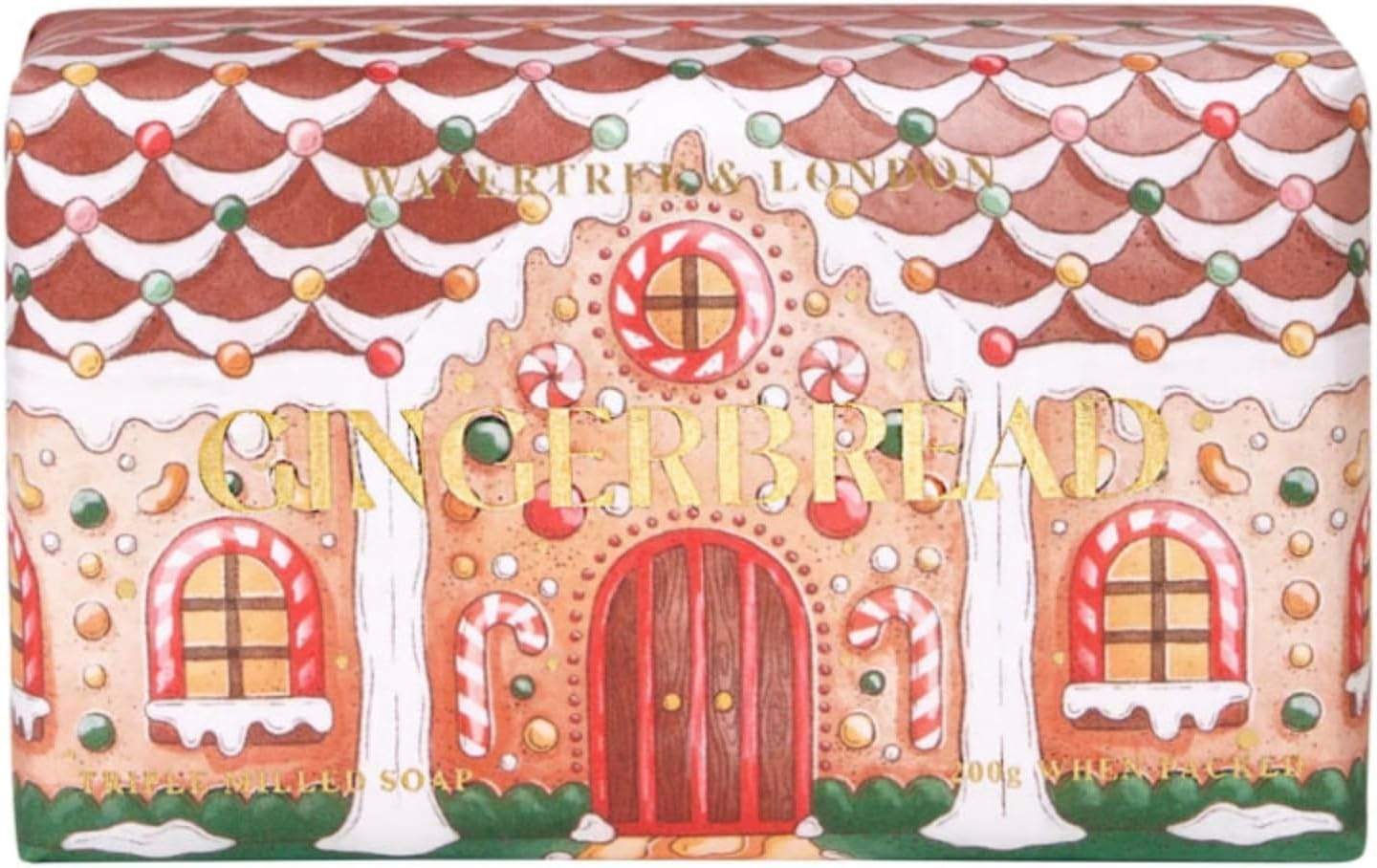 Wavertree & London Banana Split Soap Bar 200G (Wavertree & London Christmas Edition - Christmas Pudding Soap Bar 200G) image number 1