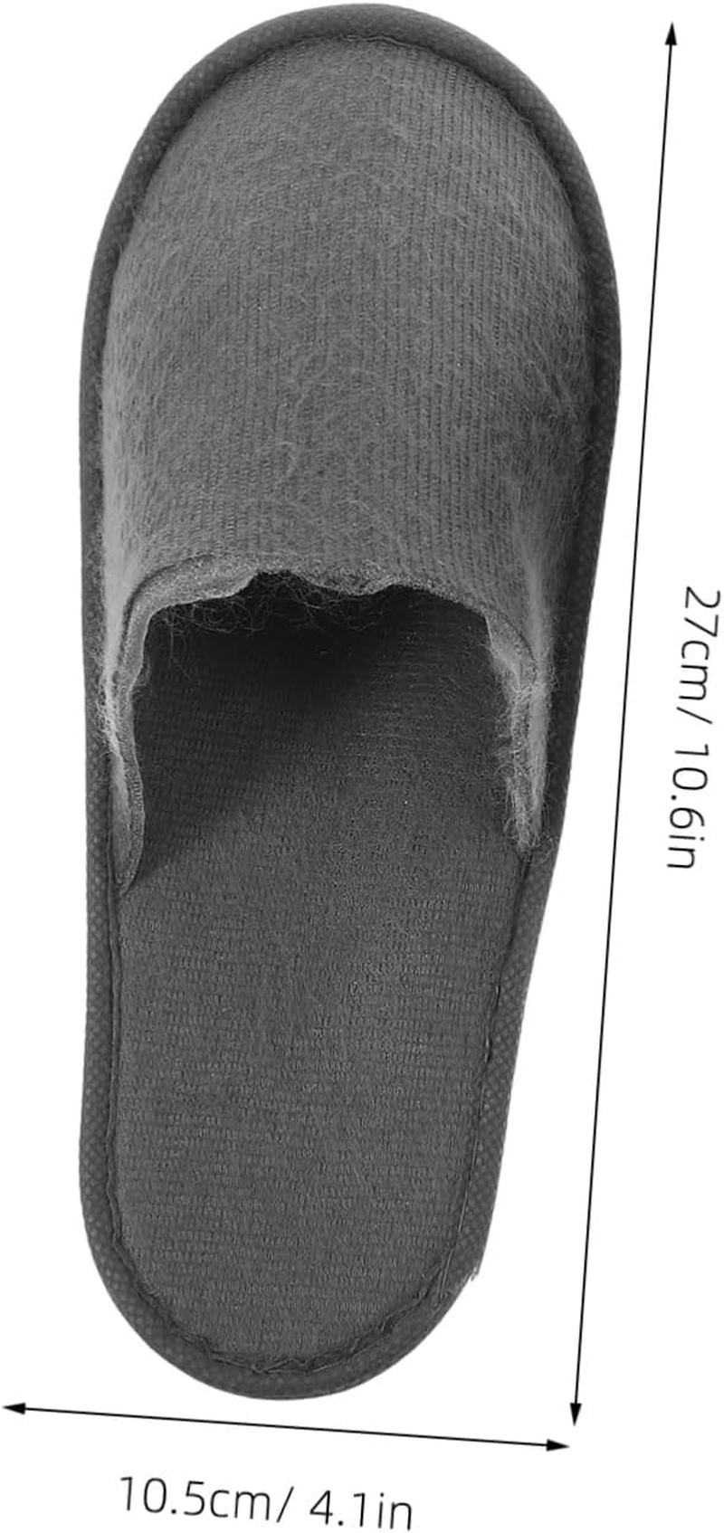 LIFKOME Disposable Spa Slippers Non Slip Lightweight Hotel Guest Footwear for Indoor Use Simple Style with Stain Resistant Surface Comfortable and Convenient Travel Shoes image number 1