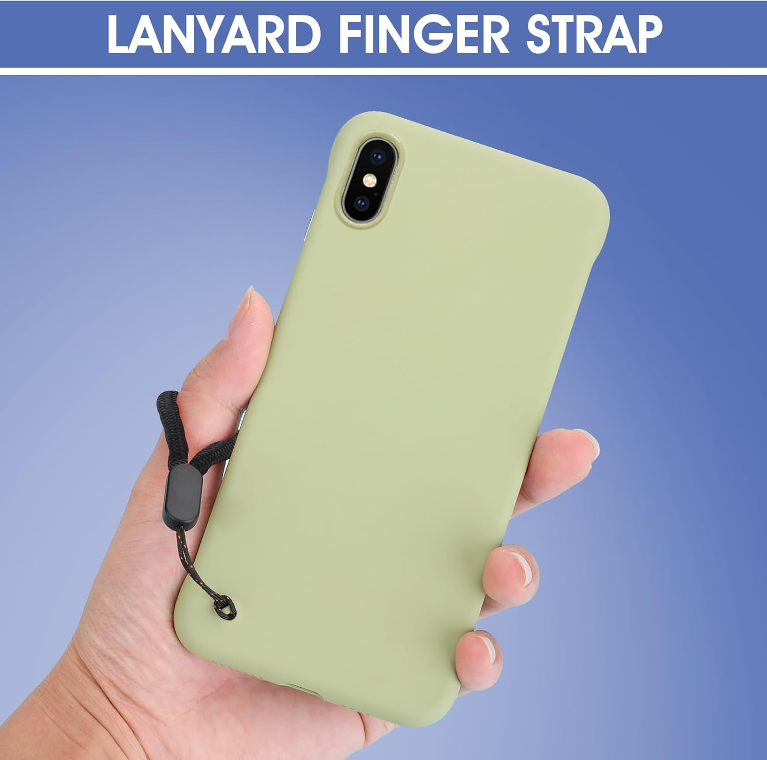 Amabro Adjustable Lanyard Finger Strap Wrist Lanyard Ring Lanyard Short Rope for Cell Phones, Phone Cases, Keys, Cameras, Etc image number 2