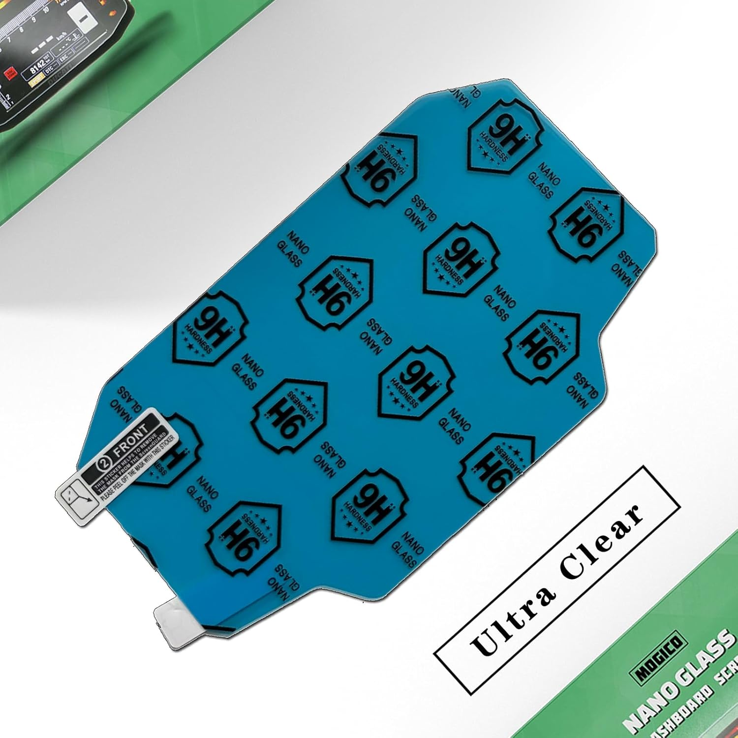 Motorcycle Nano Glass Dashboard Screen Protector for Honda 2024+ CB125R, CB500R, CB650R, CBR650R, Hornet CB500/CB1000/CB750, NX500 (2X Ultra Clear) image number 1