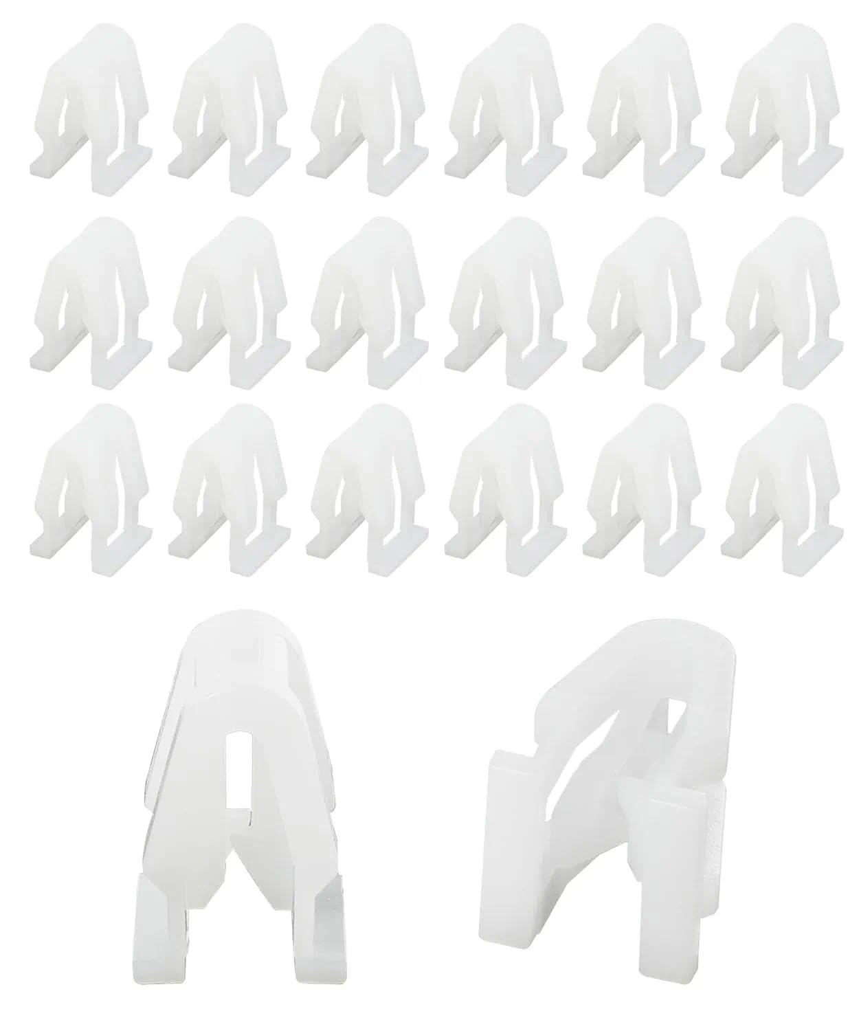 20PCS Plastic Car Dashboard Trim Clips, 8Mm Automotive Interior Panel Fasteners and Retainer Clips for Most Cars - Povtor image number 1