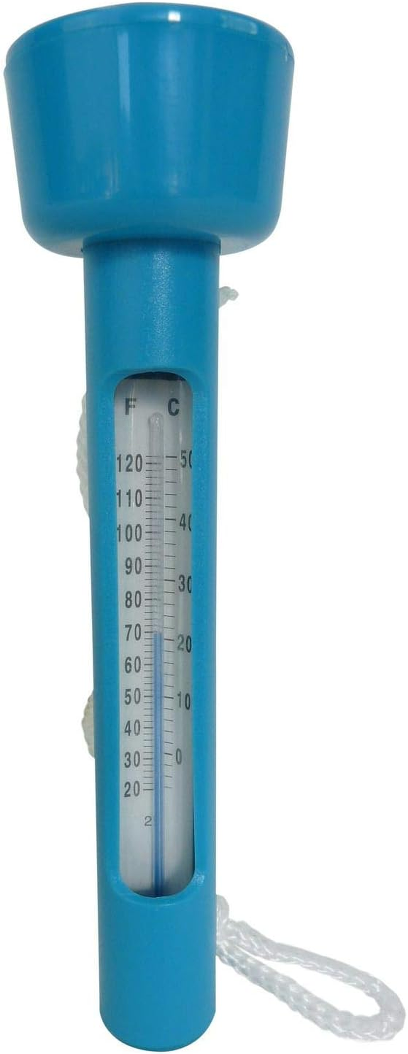 Floating Pool Thermometer & String - Aussie Gold Classic Pool & Spa Hot Tub image number 1