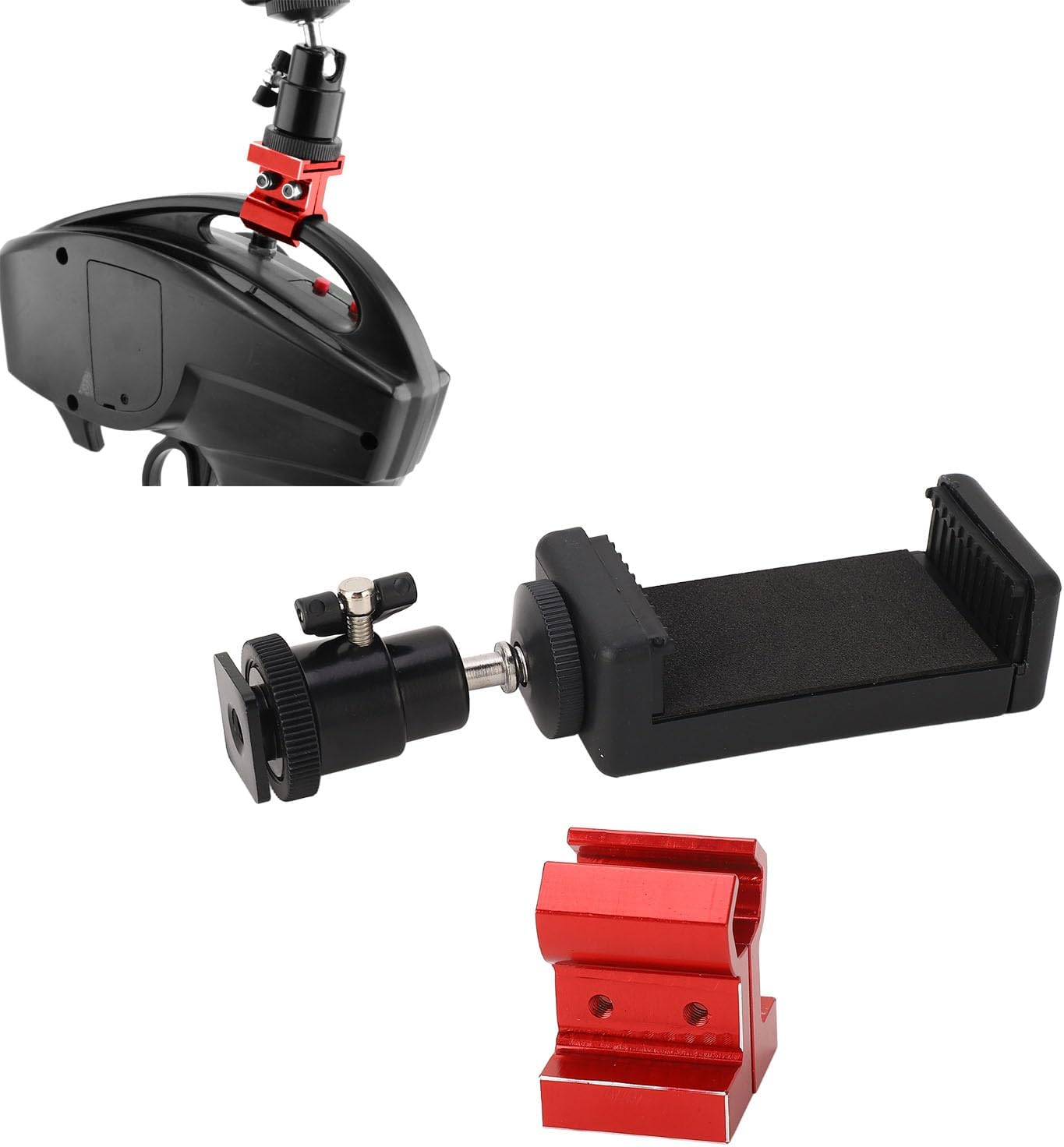 Universal Phone Mount for Traxxas TX Tqi Tqi for Traxxas TX Tqi, Adjustable Stable Durable Transmitter Phone Mount for Phones over 5.5 Inch, Traxxas Car Cradles image number 4
