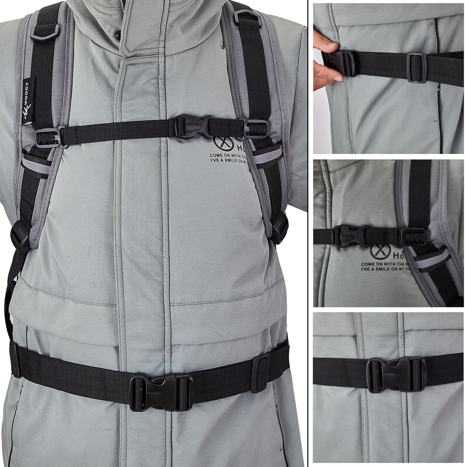 Ski Boot Bag, Ski Player Essential Backpack, Waterproof Ski Boots Storage Bag, Handle Configuration Padding, Independent Helmet Compartment, 30L image number 5