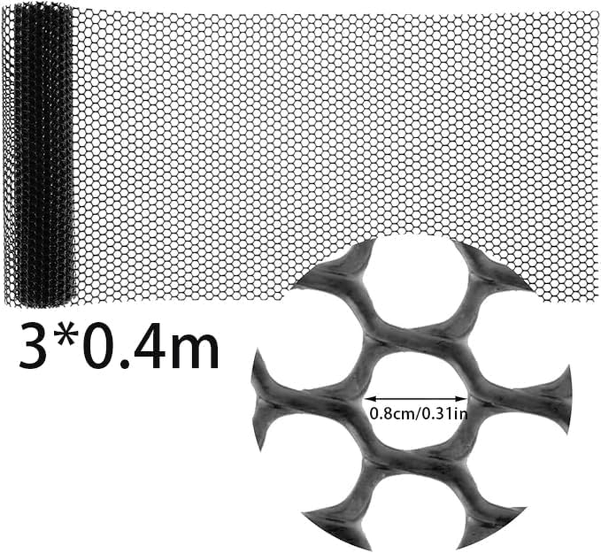 WEZCHUGHAOL Plastic Wire Mesh Fence 40 X 300CM Roll &ndash; Durable, Versatile Barrier for Pets & Gardening (White) image number 4