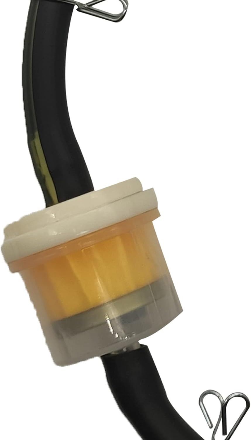 Gas Fuel Hose Oil Filter Clamps Inline Fuel Shut off Valve Petcock Petrol Switch for 50Cc 70Cc 110Cc 125Cc 150Cc 250Cc Mini Bike Dirt Bike Pit Bike Tao Tao Motorcycle Scooter Quad ATV and Go Karts image number 5