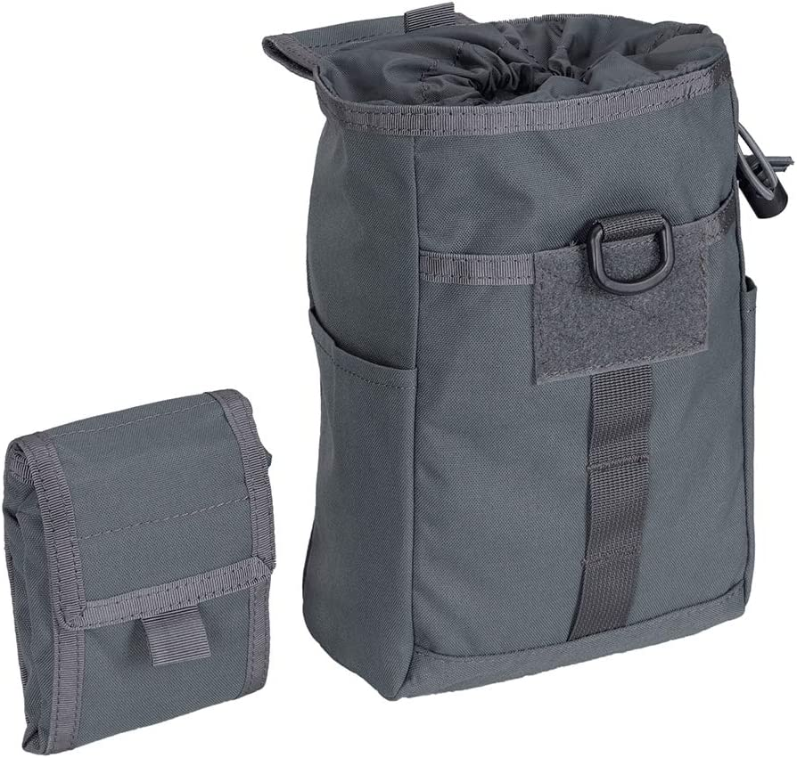 EXCELLENT ELITE SPANKER Molle Dump Pouch Drawstring Magazine Utility Pouch Folding Dump Pouch Waist Bag