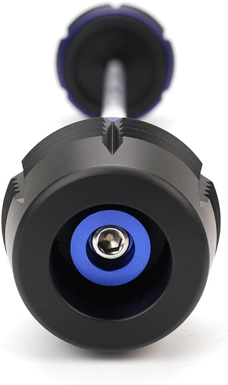 MOWOK Fit for YAMAHA R3 YZF-R3 YZFR3 2015-2024 2025 Motorcycle Accessories Frame Sliders Front Rear Wheel Axle Fork Slider Crash Protector Protection (Blue) - Blue image number 4