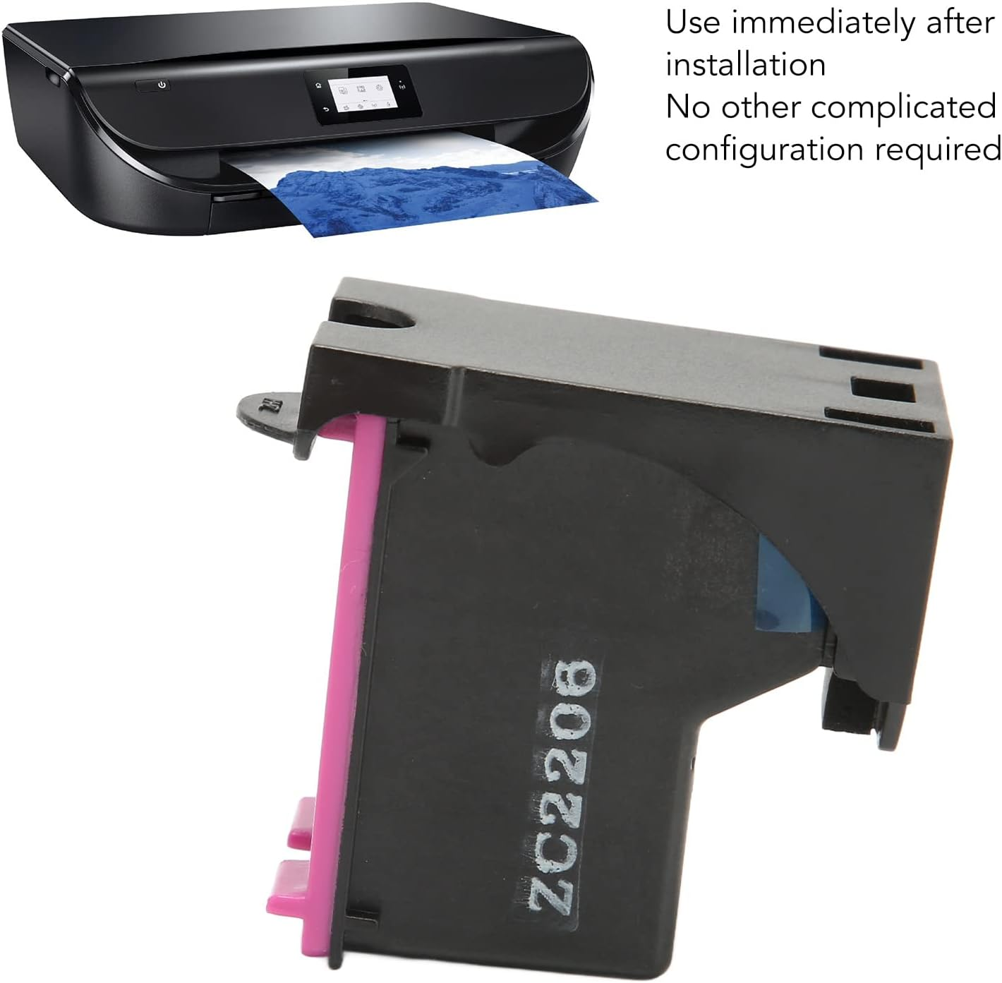 65XL Ink Cartridge 65 XL Ink Cartridge Replacement for Envy 5055 5052 5058 Deskjet 2622 3755 2624 2652 2655 3720 3752 3721 3722 3723 3758 Envy 5010 5012 5014 5020(H 65XLC image number 5