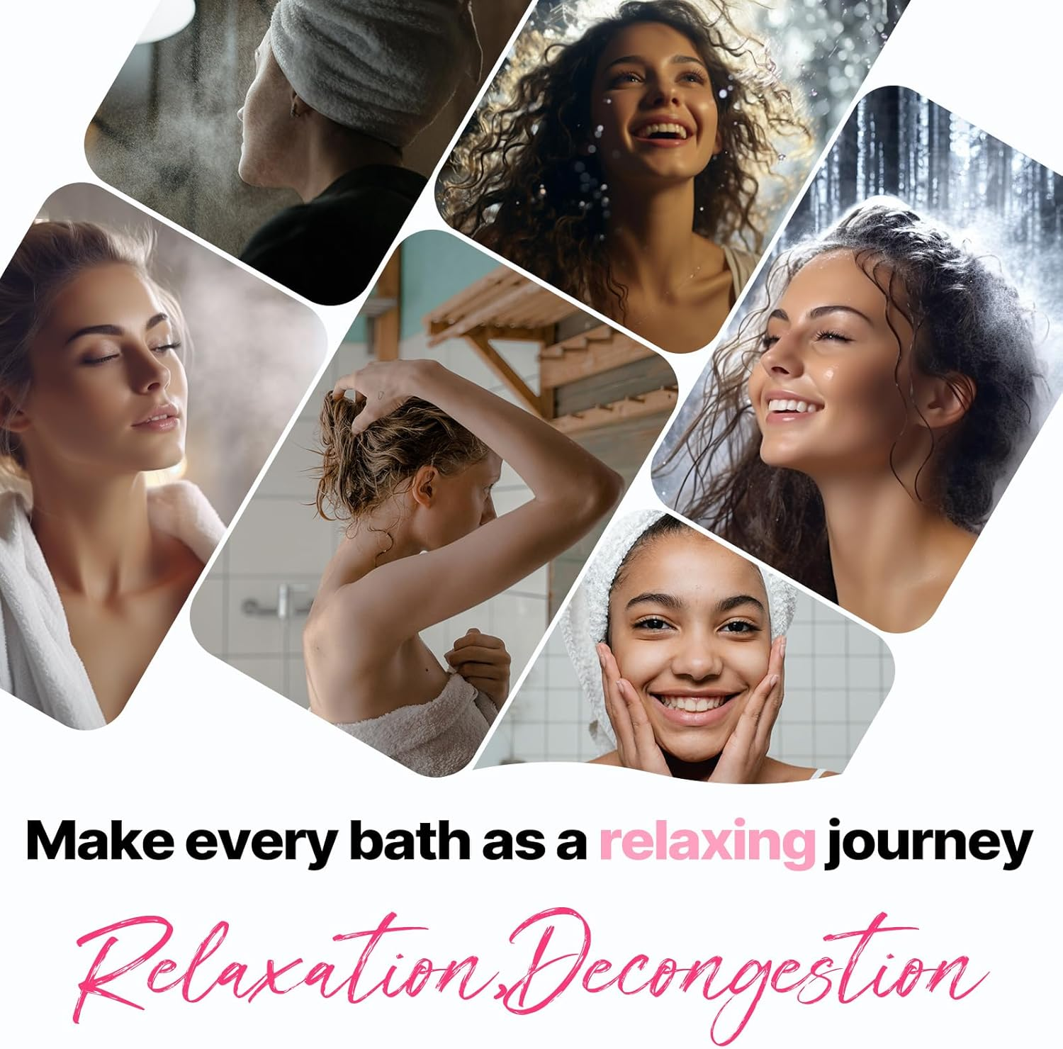 Shower Steamers Aromatherapy SWCANDY 8 Pack Gifts for Women Stocking Stuffers for Adults, Her, Mom, Men Natural Essential Oils Home Spa Self Care Stress Relief Relaxation Bath Bombs Christmas Flower image number 3